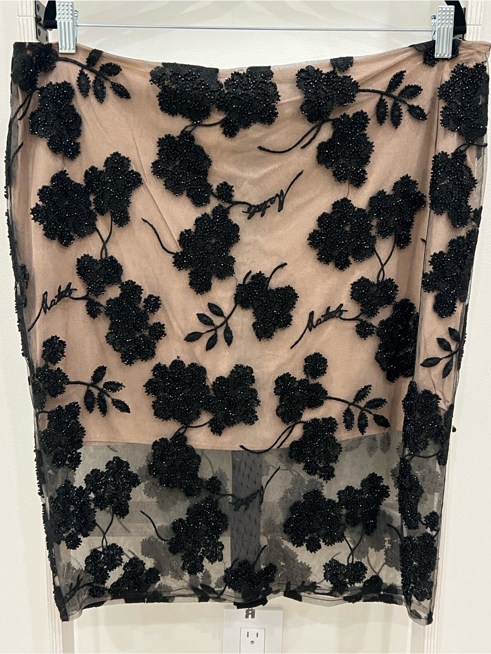 ROTATE BIRGER CHRISTENSEN Dula Floral Beaded Skirt - Picture 6 of 11